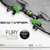 Sky Viper Fury Stunt Drone, Black/Green - Image 4