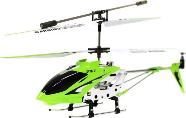 Syma S107 3 Channel RC Helicopter with Gyro, Green