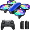 TOMZON A23 Mini Drone: Easy to Learn, Throw to Go, Auto-rotation - Perfect Gift for Kids, Includes 2 Batteries