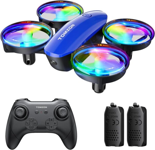 TOMZON A23 Mini Drone: Easy to Learn, Throw to Go, Auto-rotation - Perfect Gift for Kids, Includes 2 Batteries