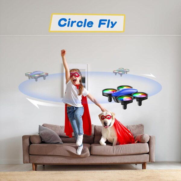 TOMZON A23 Mini Drone: Easy to Learn, Throw to Go, Auto-rotation - Perfect Gift for Kids, Includes 2 Batteries - Image 4