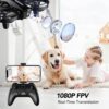 TOMZON A24W Mini Drone with Camera: 1080P FPV, Battle Mode - Perfect for Kids, Includes 3 Batteries - Image 2