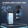 TOMZON P5G GPS Drone: 4K Camera, Under 249g, WiFi FPV - Includes Smart Features, Carrying Bag, 2 Batteries - Image 3
