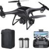 TOMZON P5G GPS Drone: 4K Camera, Under 249g, WiFi FPV - Includes Smart Features, Carrying Bag, 2 Batteries