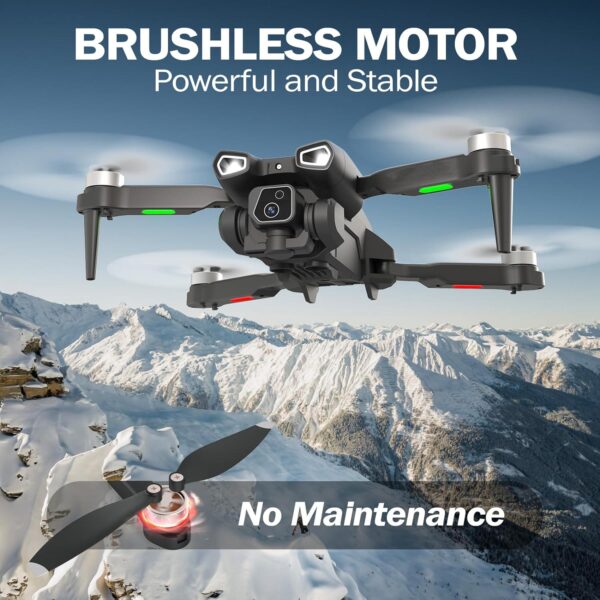 TTROARDS 12Pro Drone: 4K Camera, Brushless Motor, 5G WiFi FPV - Perfect for Adults & Beginners - Image 3