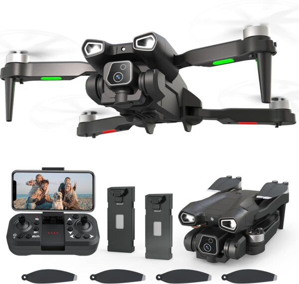 TTROARDS 12Pro Drone: 4K Camera, Brushless Motor, 5G WiFi FPV - Perfect for Adults & Beginners