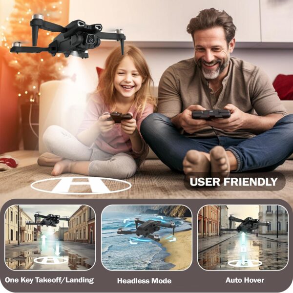 TTROARDS 12Pro Drone: 4K Camera, Brushless Motor, 5G WiFi FPV - Perfect for Adults & Beginners - Image 5