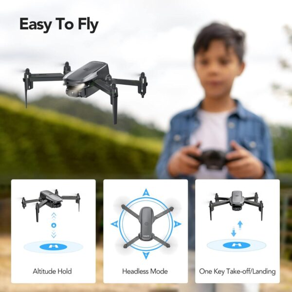 Tomzon D15 Mini Drone: 1080P Camera, Foldable, FPV - Perfect for Beginners, Includes 2 Batteries and Carrying Case - Image 5