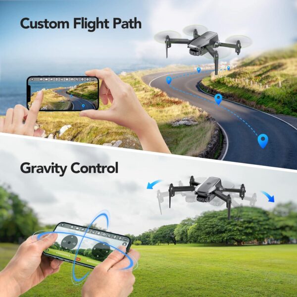 Tomzon D15 Mini Drone: 1080P Camera, Foldable, FPV - Perfect for Beginners, Includes 2 Batteries and Carrying Case - Image 6