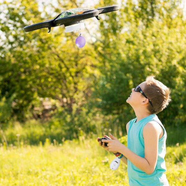 Top Race Drone Clip Remote Control Object Launcher - Drop Release Device, Fits Most Drones and DJI, Holds up to 2 Lbs, 300 Feet Distance - Image 2