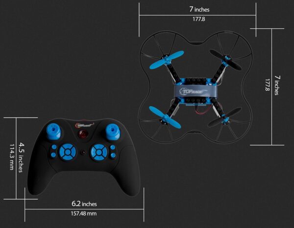 Top Race STEM Educational DIY Drone: 54-Piece Quadcopter with LED, Easy Control - Ideal for Creative Learning - Image 6