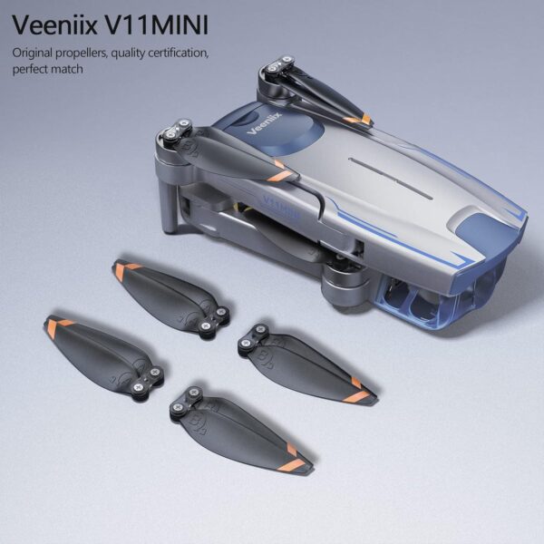 Veeniix V11MINI Spare Drone Propellers, Folding 4PCS for Quadcopters, Blades Replacements, Accessories - Image 5