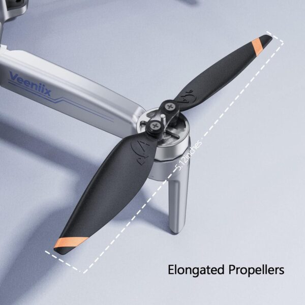 Veeniix V11MINI Spare Drone Propellers, Folding 4PCS for Quadcopters, Blades Replacements, Accessories - Image 2