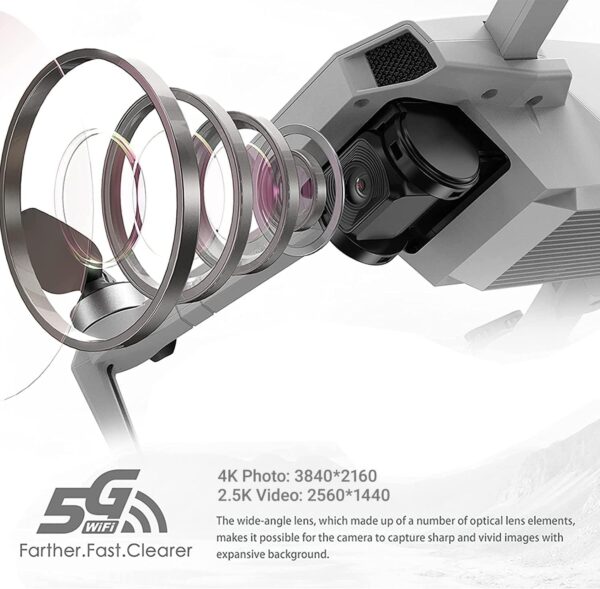 Contixo F31 Pocket Drone: 4K UHD WiFi Camera, Foldable, Follow Me - Perfect for Adults, Includes Drone Case - Image 3